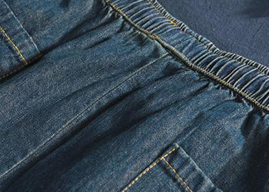 Spring Drawstring Hole Embroidery Skirt
