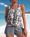 KS | Tankini with floral print