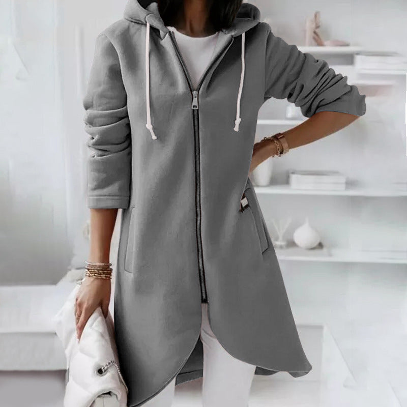 Jantina® | Long women's zip-up jackets
