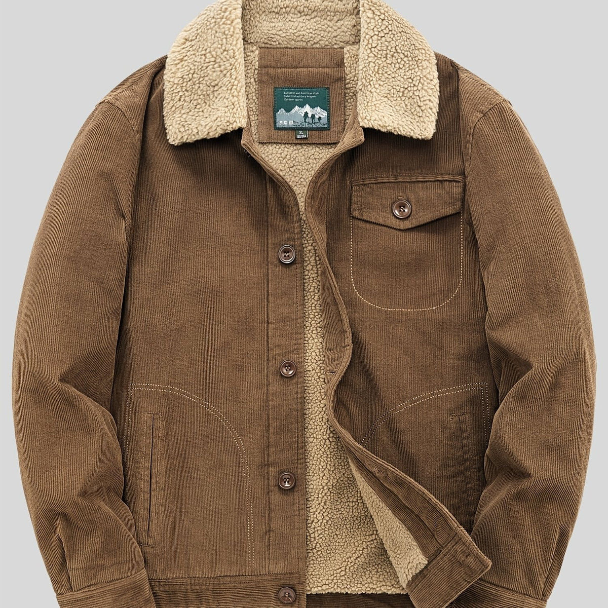 JO | Warm fleece button jacket