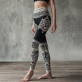 Women's Viking Celtic Knot Print Leggings artswardrobe