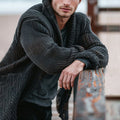 Men'S Vintage Knitted Jacquard Cozy Sweater Cardigan elevenforest