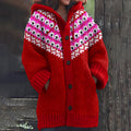 Vintage Farm Sheep Knitted Jacquard Warm Sweater Cardigan elevenforest