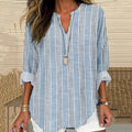 Comstylish Casual Loose Striped Style Shirt