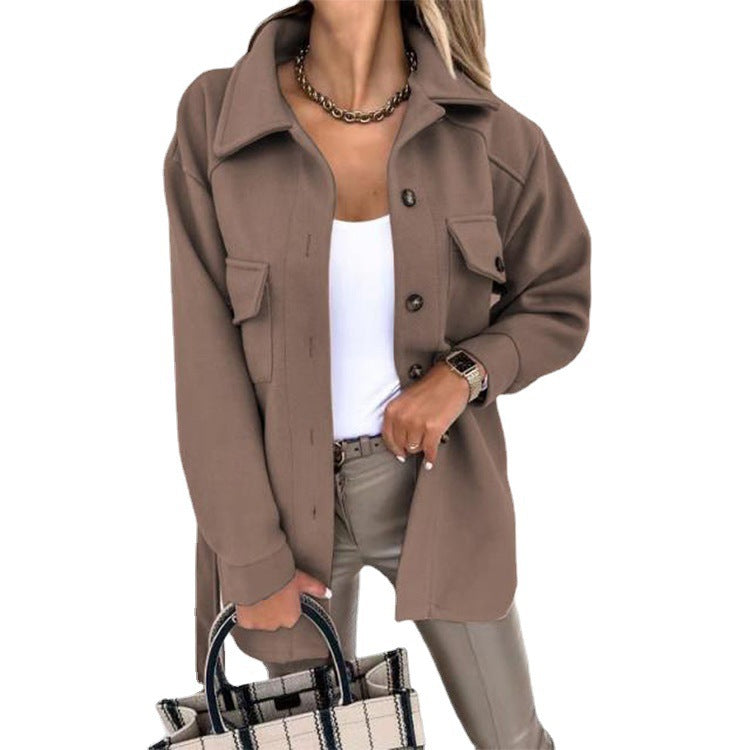 JO | elegant jacket with buttons and pockets