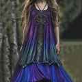Women's Vintage Viking Tree Of Life Casual Comfort Sleeveless Dress artswardrobe
