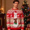 Funny Animal Unisex Ugly Christmas Crewneck Sweater artswardrobe