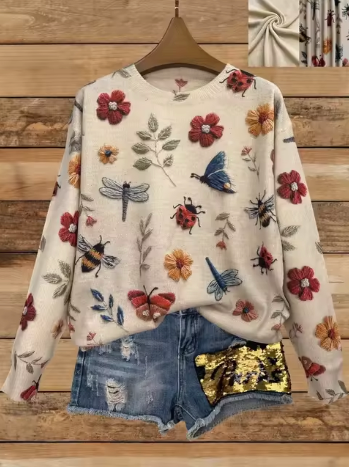 Gracefully Designed Sweater