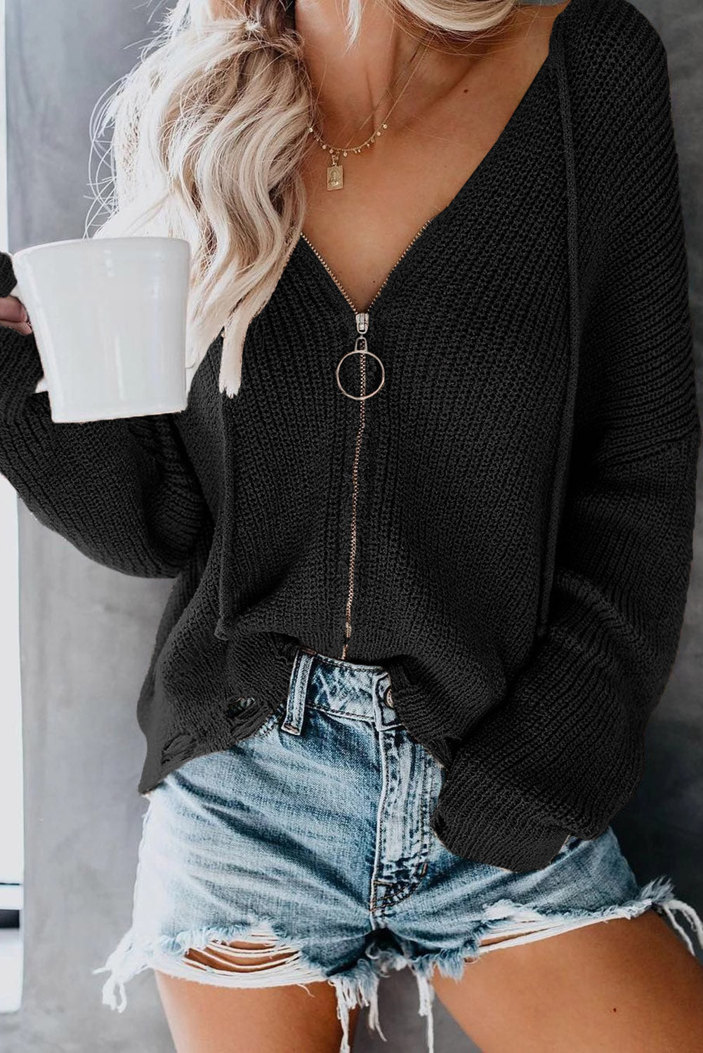 Gracefully Designed Sweater