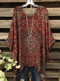 Women's Vintage Ethnic Printed Top