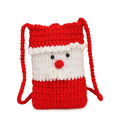 Comstylish Lovely Christmas Crochet Mini Crossbody Bag