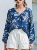 Comstylish Japanese Traditional Sashiko Art Linen Blend Shirt