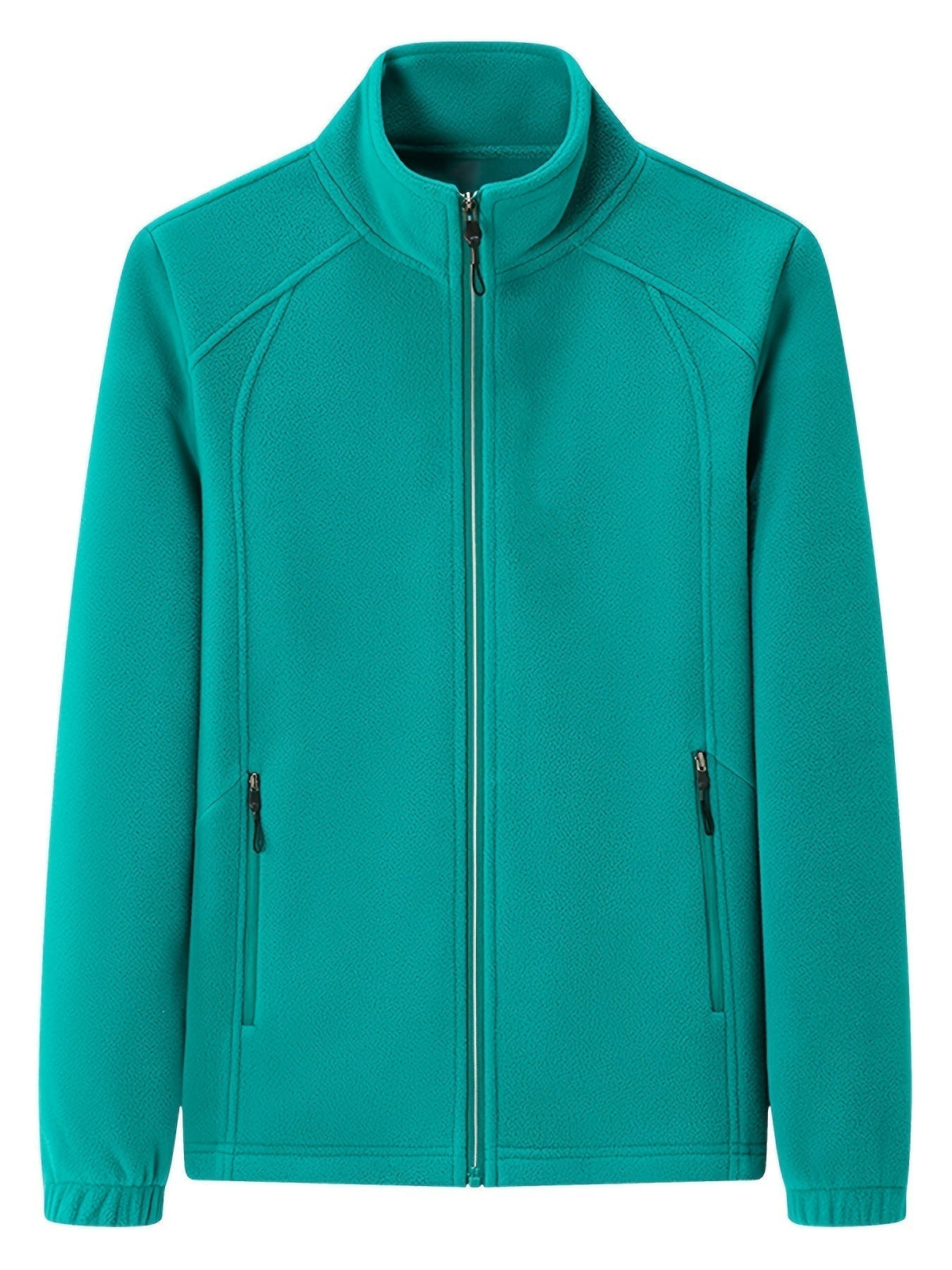 JO | Plush women's outdoor jacket with stand-up collar and long sleeves