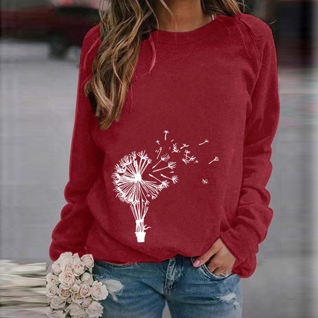 JO | Fashionable sweater with round neckline
