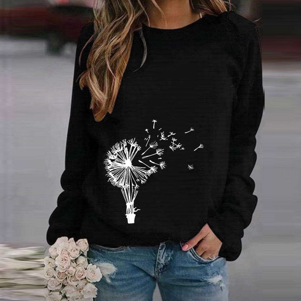 JO | Fashionable sweater with round neckline