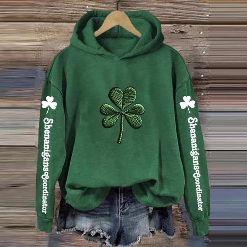 Women'S St. Patrick'S Day Printed Hat Sweatshirt elevenforest