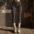 Halloween Muscle Anatomy Art Women's Knit Leggings artswardrobe