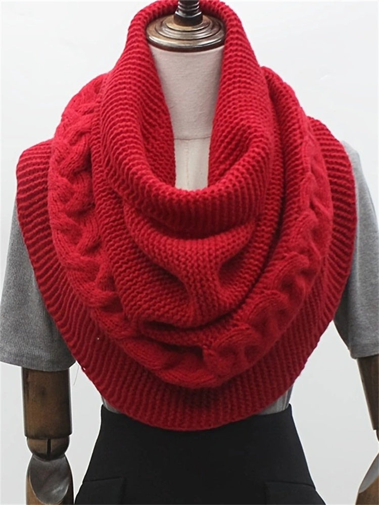 Vintage Cable Knit Cozy Scarf artswardrobe