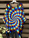 Women's Psychedelic Print Design Top