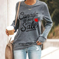 Comstylish Women's Canada Is Not For Sale Sweatshirt