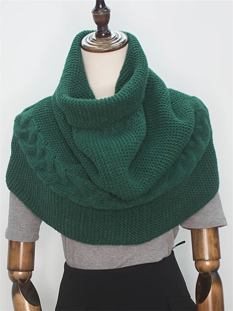 Vintage Cable Knit Cozy Scarf artswardrobe