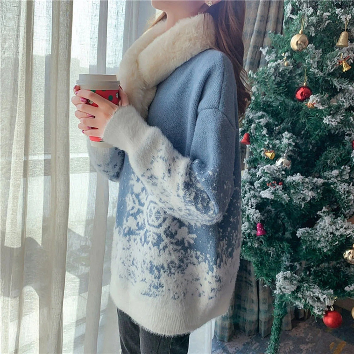 Gracefully Designed Sweater
