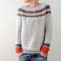 JO | Gray boho-style sweater