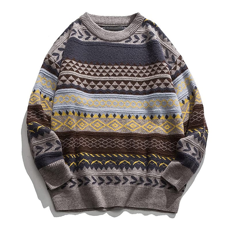 JO | Retro casual knitted sweater 2024