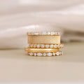 Vintage Golden Bright Ring Set