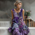 Vintage Bohemian Embroidered Floral Tank Top artswardrobe