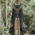 Vintage Tribal Viking Celtic Knot Tank Midi Dress artswardrobe