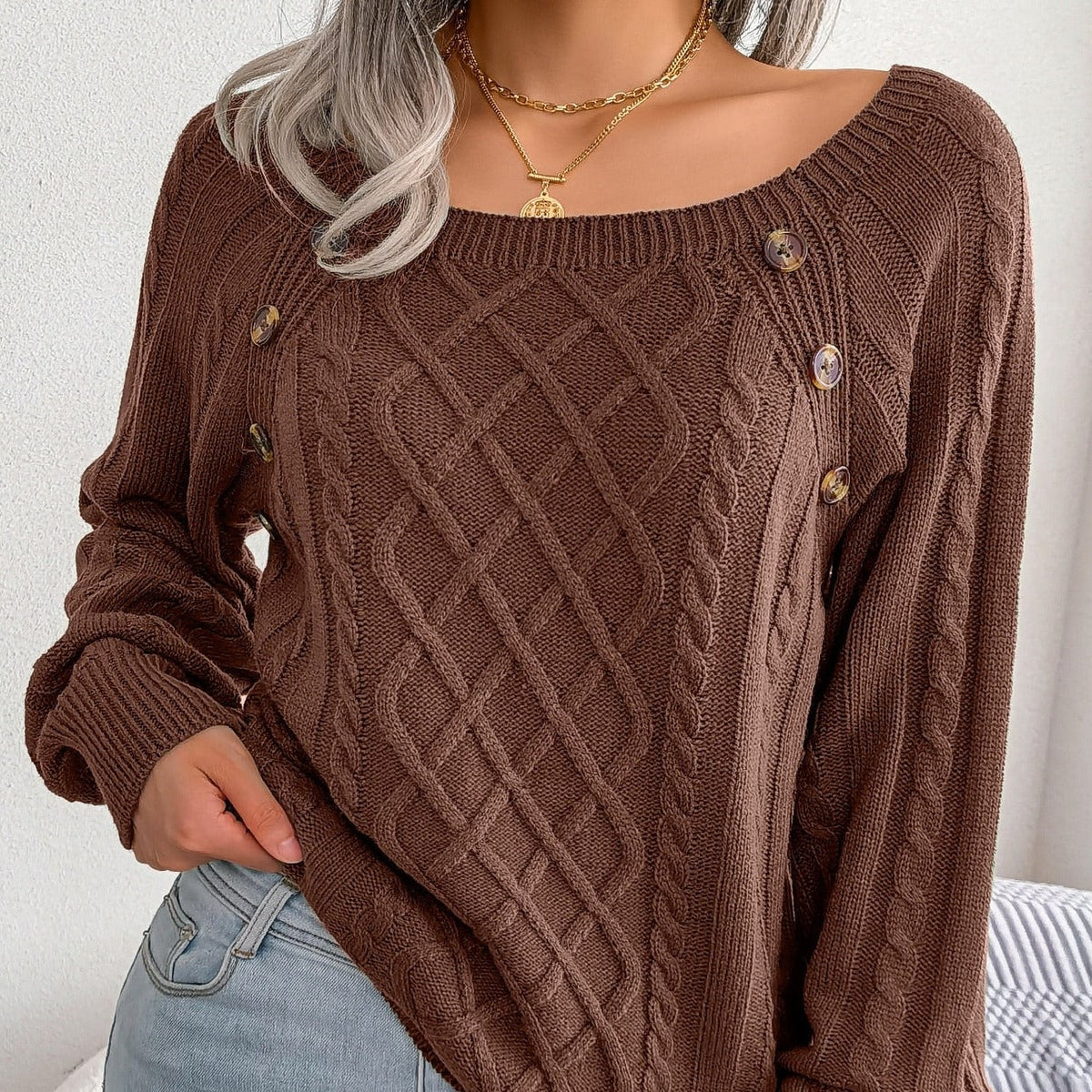 Gracefully Designed Sweater