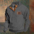 Men's Western Vintage Style Sweatshirt elevenforest