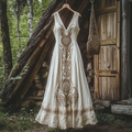 Women's Vintage Viking Celtic Rune Print Cotton And Linen Sleeveless Dress artswardrobe