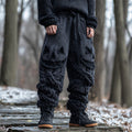 Halloween Pumpkin Emoji Men's Loose Knit Pants elevenforest