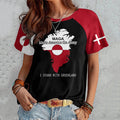 Greenland Women's Printed T-shirt elevenforest