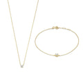 Cléa Zirconia Stone Set | Gold