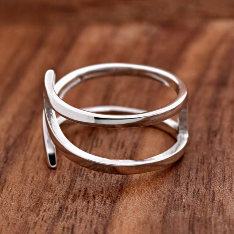 Romantic Silver Ring for Special Moments