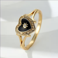 Black Heart Ring