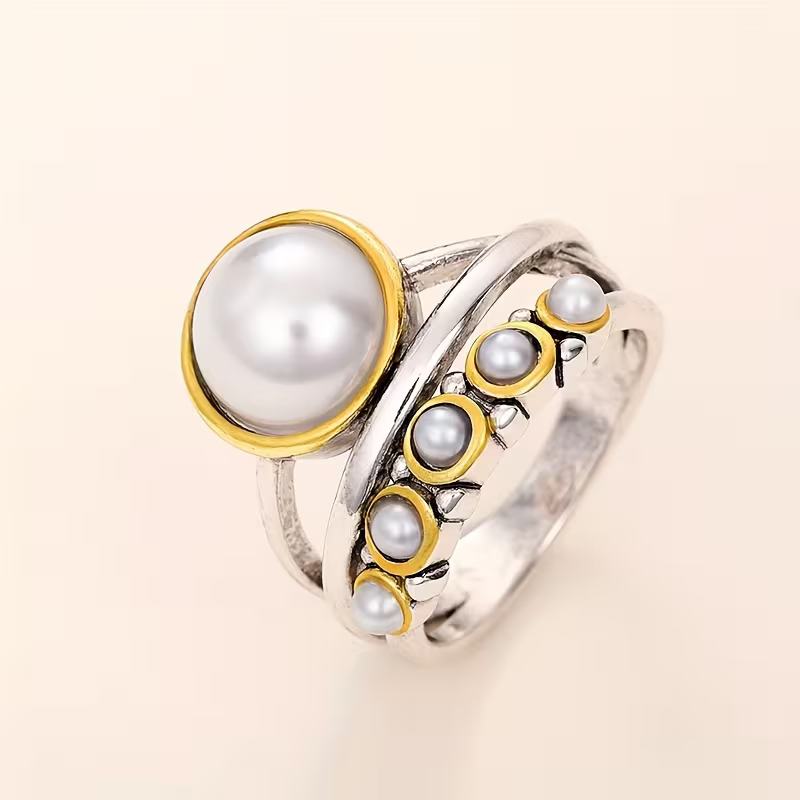 Stunning Pearl Ring for Daily Wear