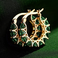 Regal Hoop Earrings