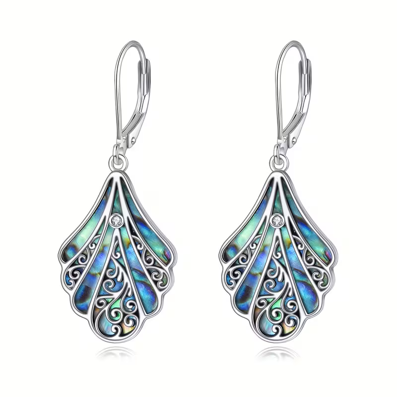 Vintage Boho Shell Earrings