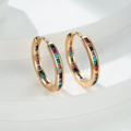 Rainbow Gem Earrings