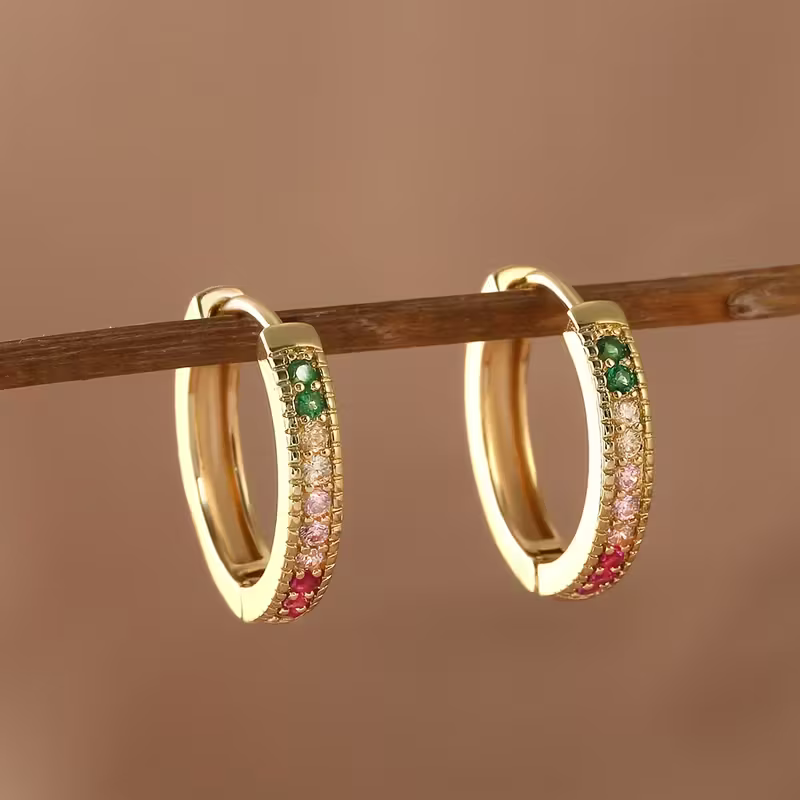 Sparkle Hoop Earrings