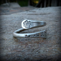 Vintage Dandelion Open Ring
