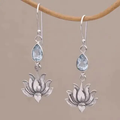 Vintage Dangling Blossom Earrings