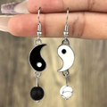 Vintage Black & White Earrings