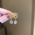 Elegant Bright Pearl Earrings