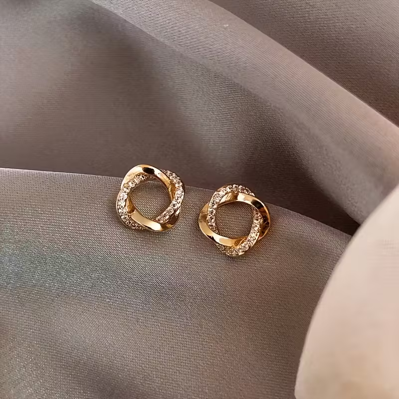 Gilded Loop Earrings