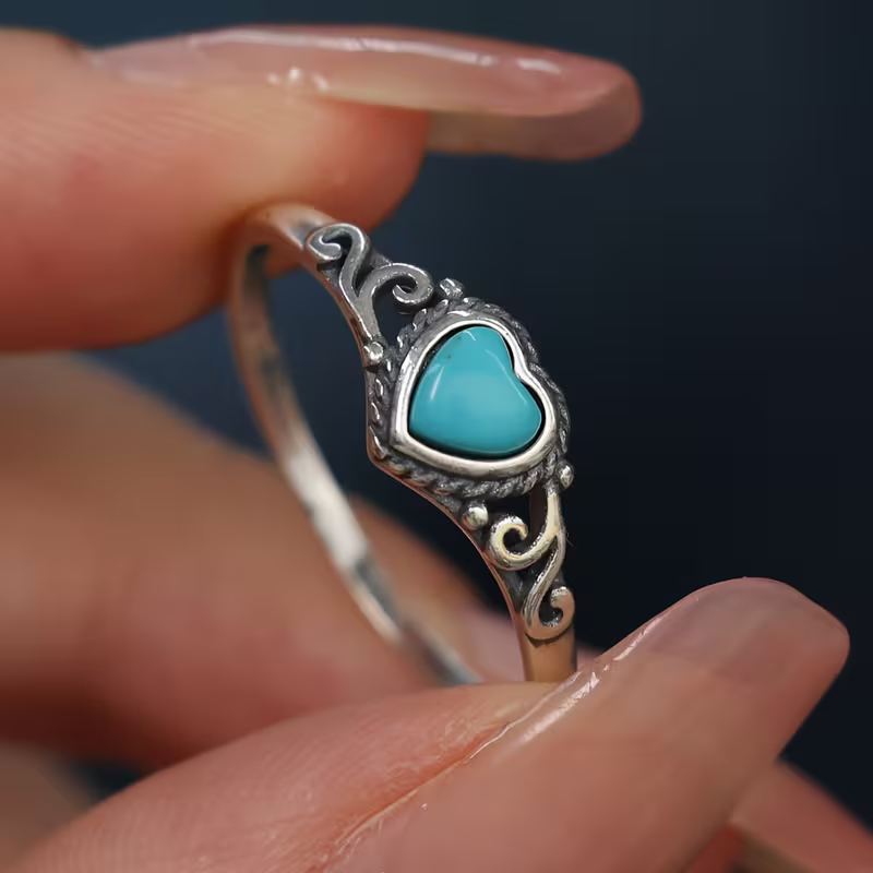 Delicate Artisan Silver Ring